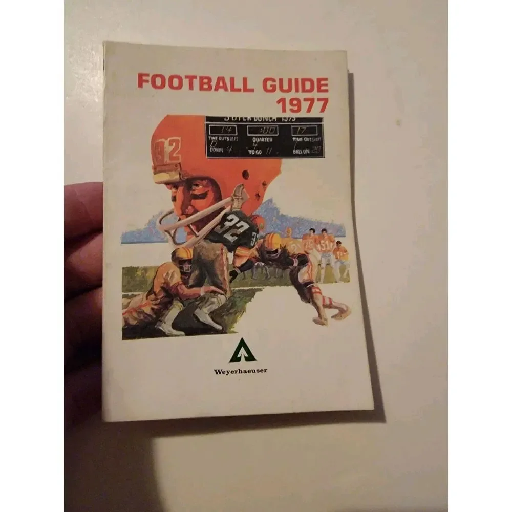 Vintage Pro Football Guide Weyerhauser 1977‎ 1970s NFL